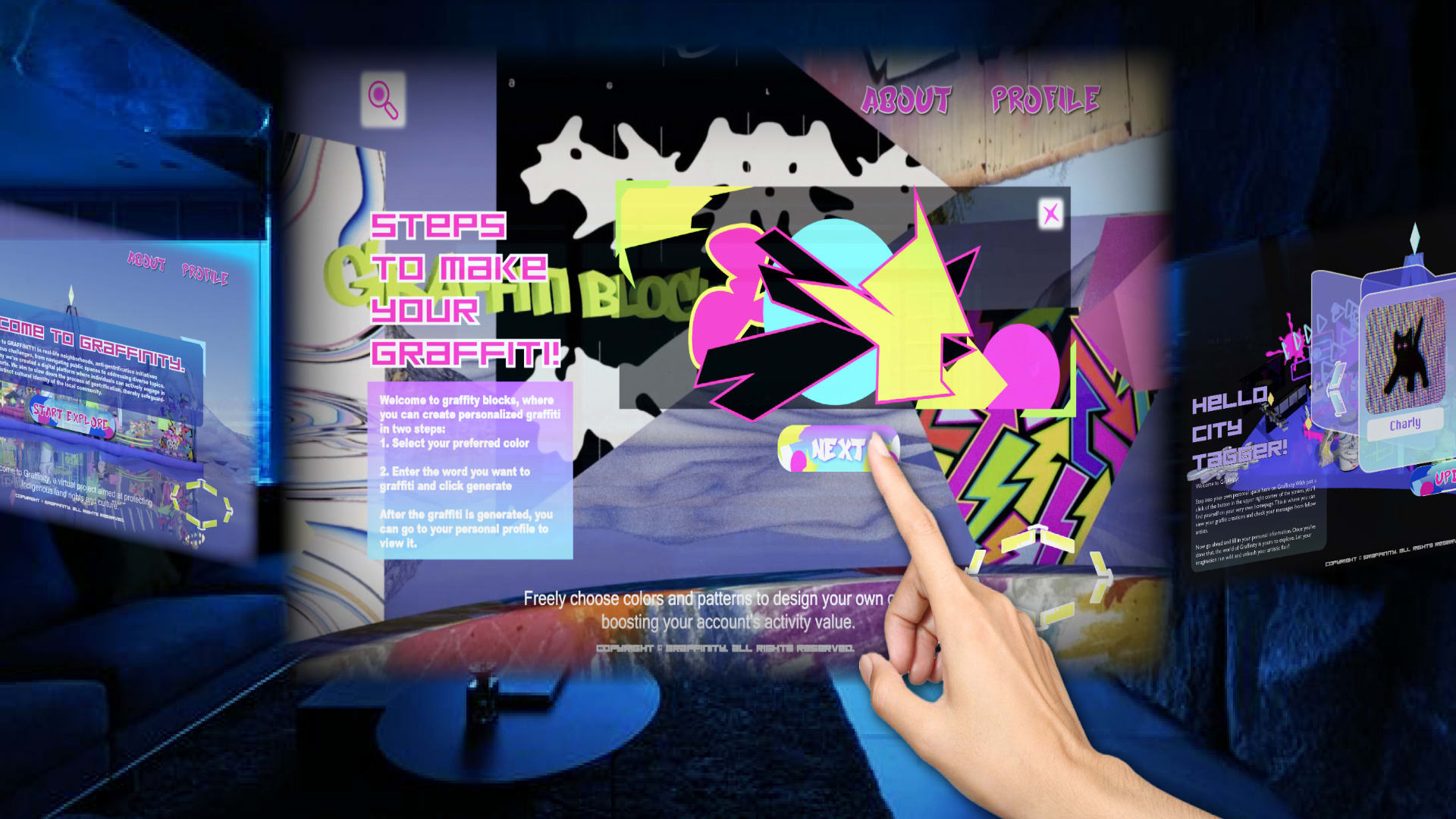 Graffiti Block: Unleash your creativity and create your own graffiti art here.