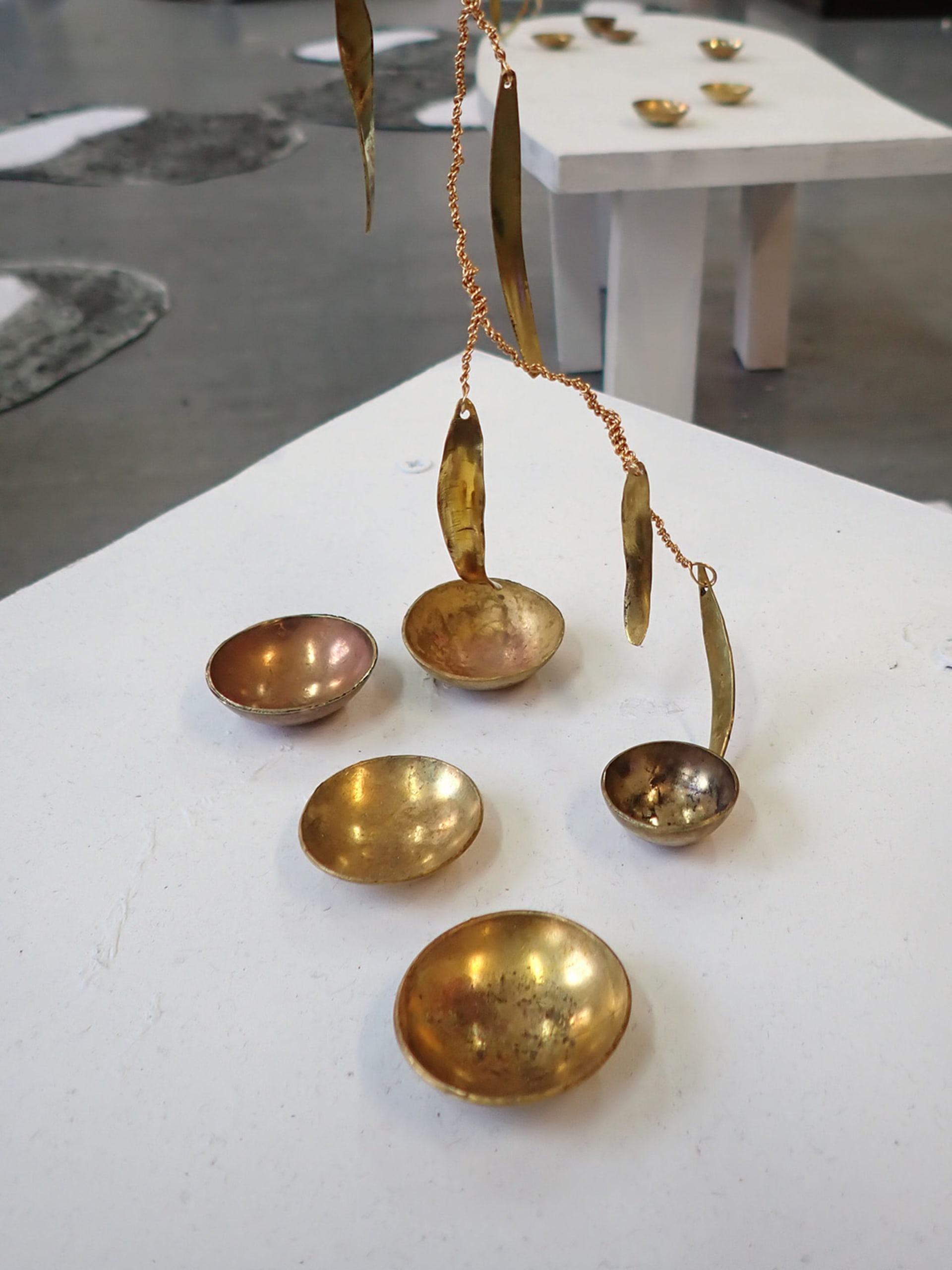 Brass dome and brass leaves
