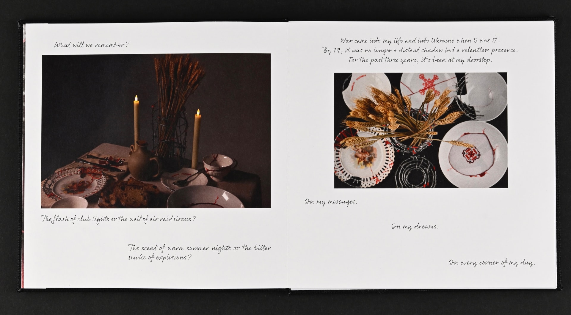 Concertina book spread