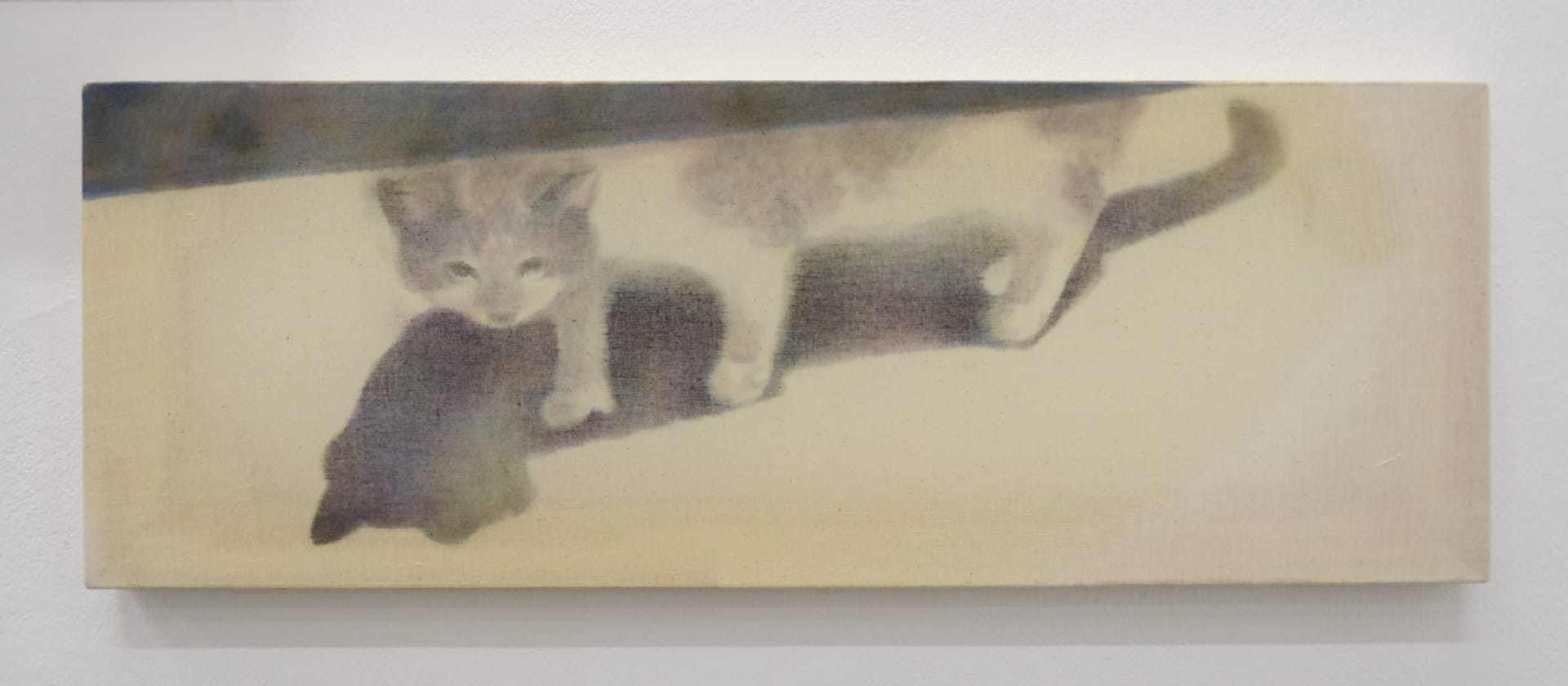 A painting of a cat
