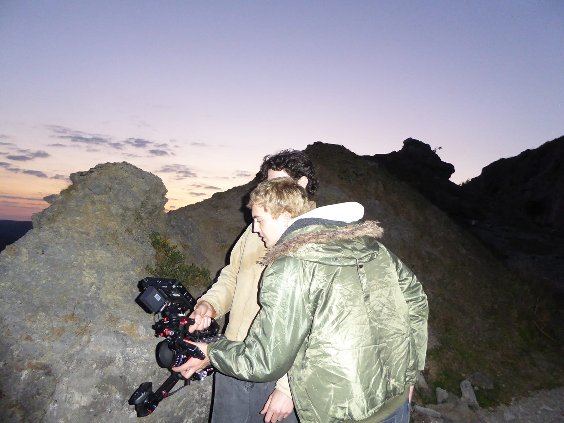 BTS from Hiraeth shoot in Llangollen, North Wales