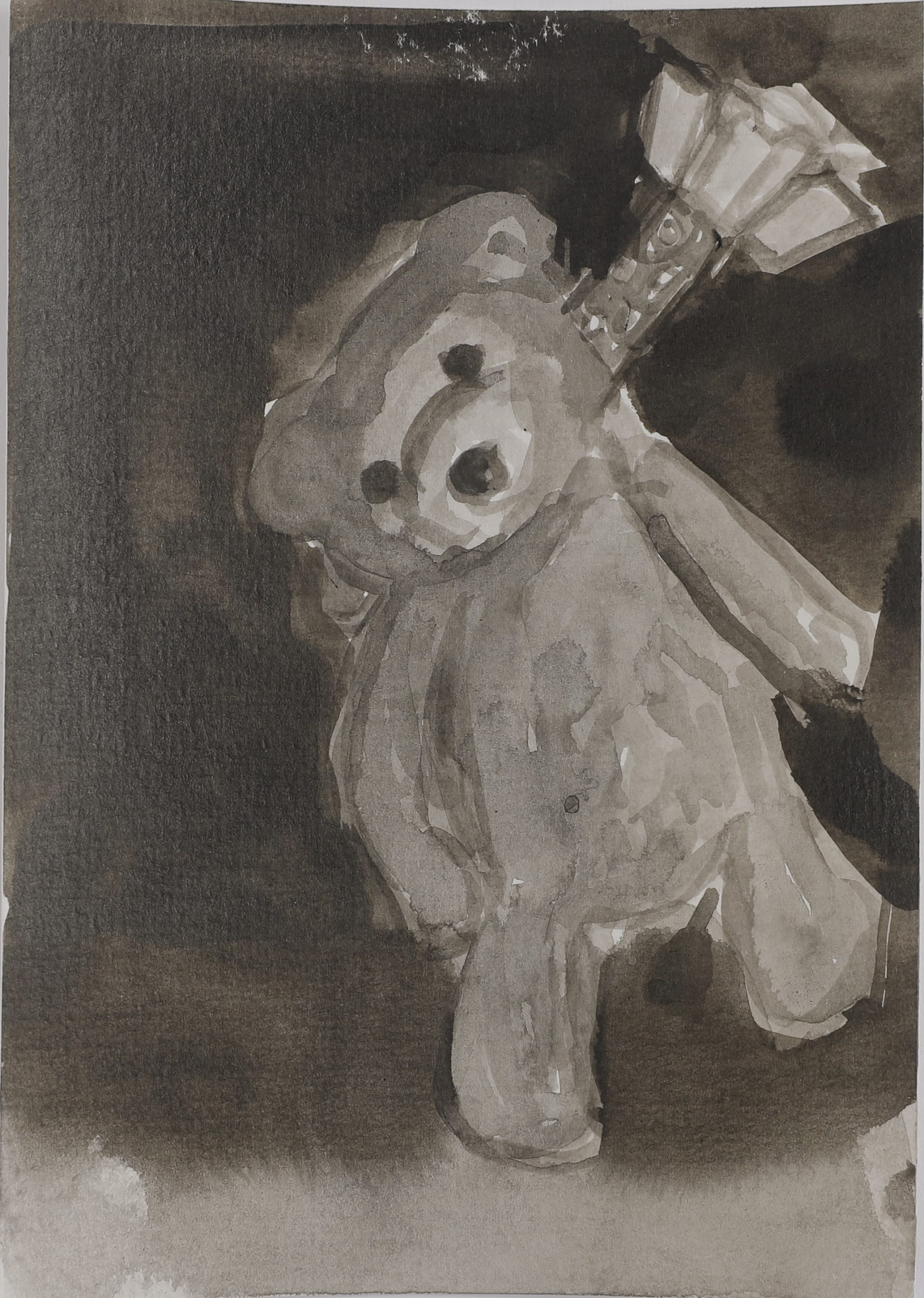 Teddy Bear bombed by a strike