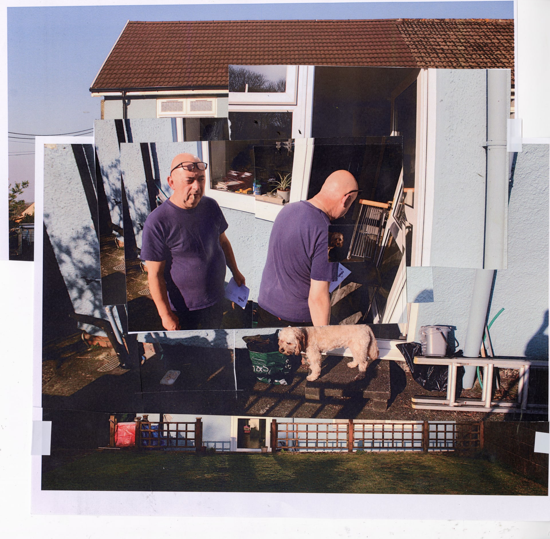 Image of the artist’s dad, reflecting on masculinity, class, and inherited working-class shame.