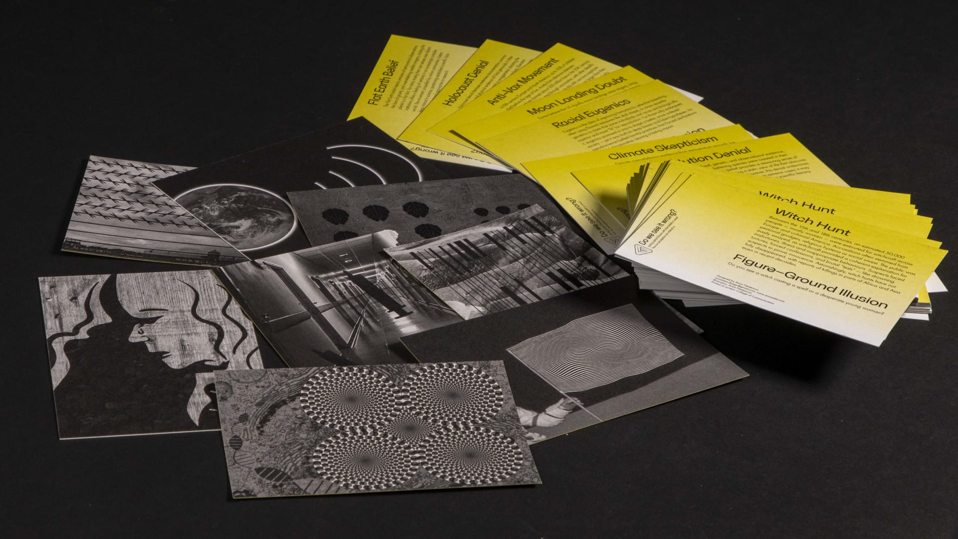 image of 8 postcards scattered on the table