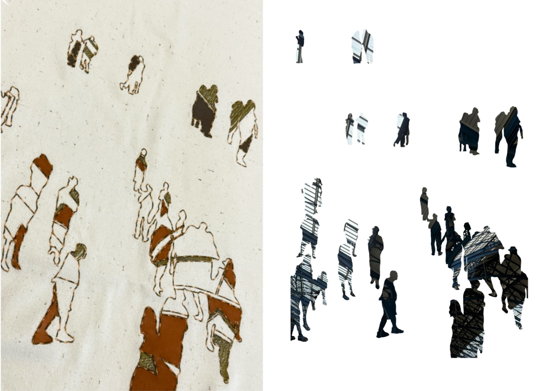 The movement of human