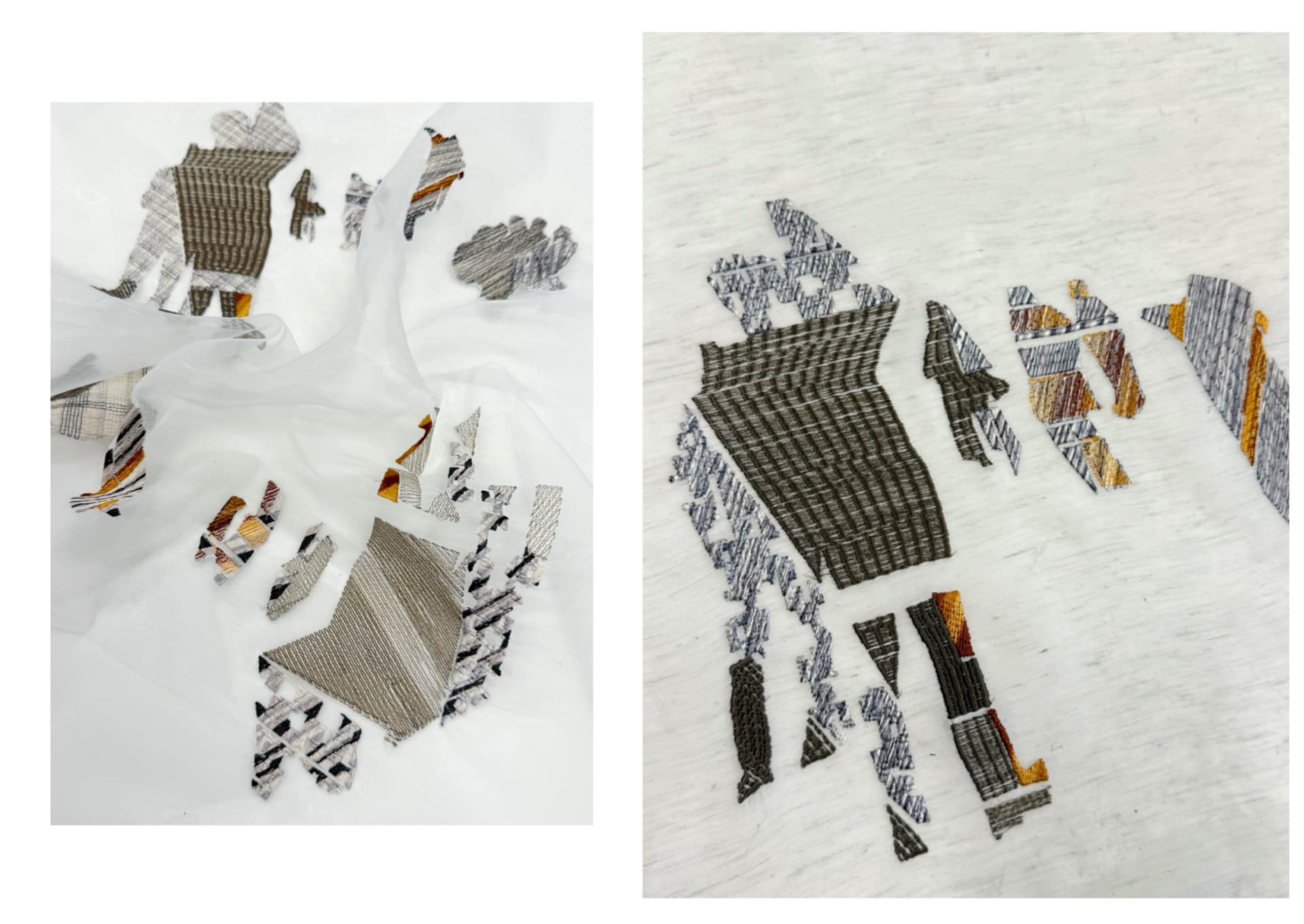 The relationship between human and city structure