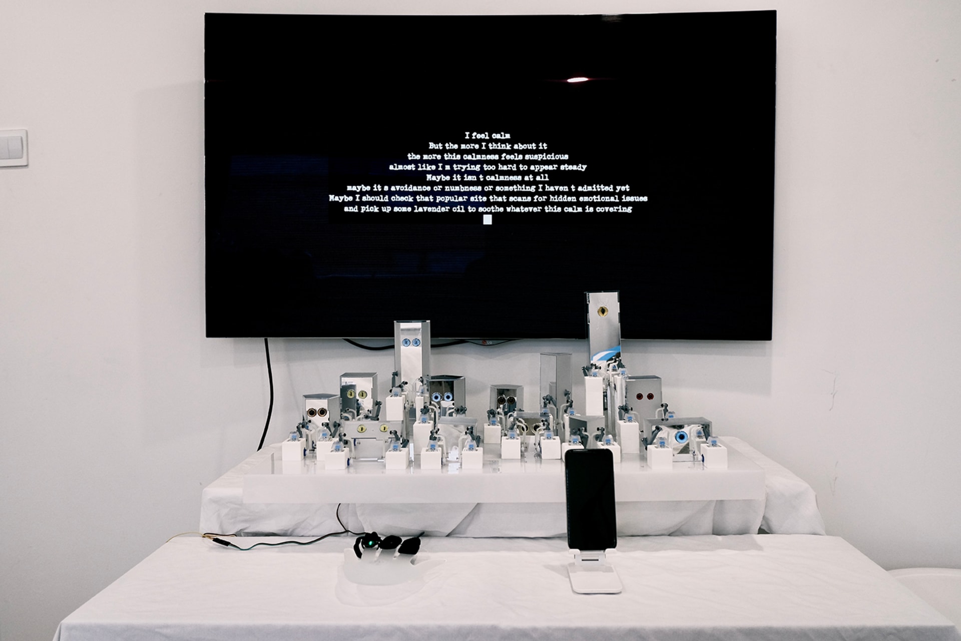 The whole installation