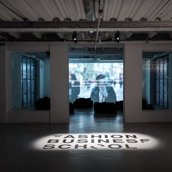Digital installation for Fashion Business School