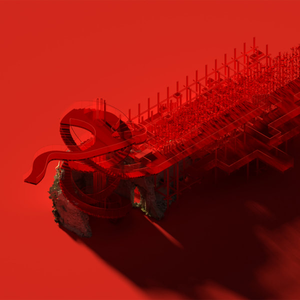 Architectural model by Yifei Ouyang - MA Interior Spatial Design.