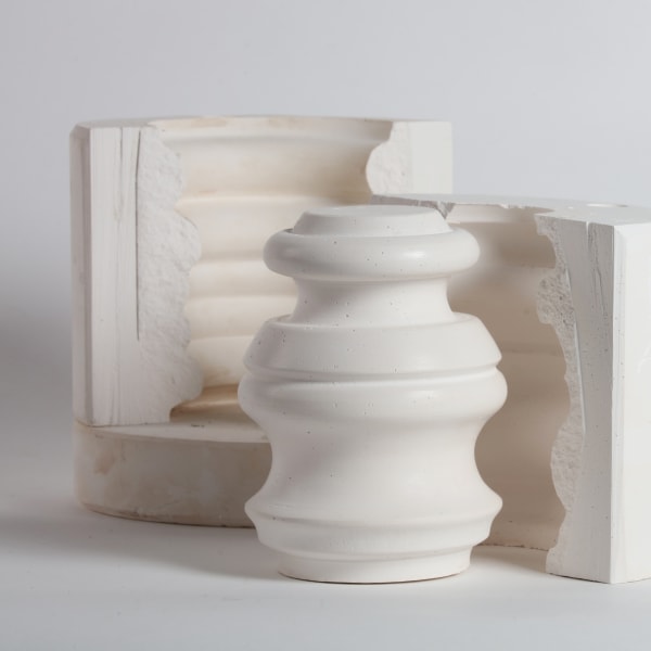 Sculptural ceramic work by BA Product Furniture Design student.