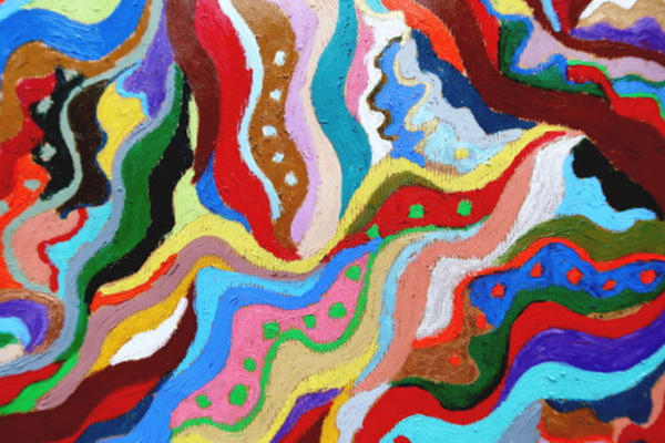 Colourful painting 