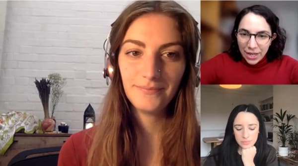 3 postgrads online meeting capture