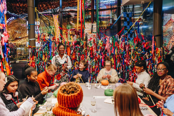 Black Girl Knit Club. Image copyright - Beatrice Newman