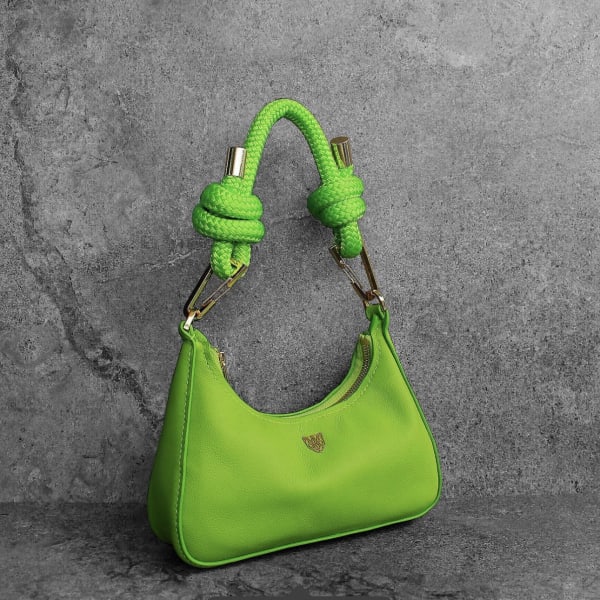 Bami ldn bag Micro SB in Lime. Copyright of Bami Ldn.