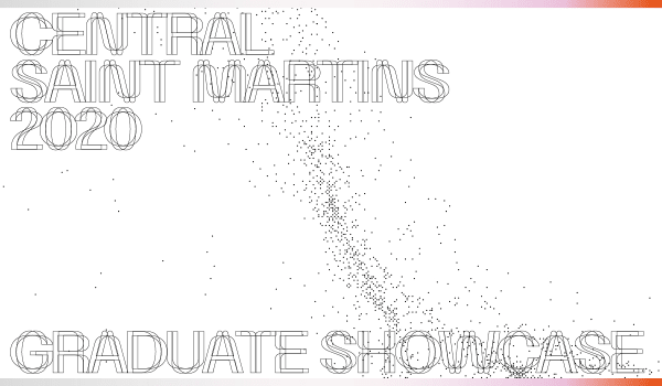 Graphic reading Central Saint Martins Graduate Showcase