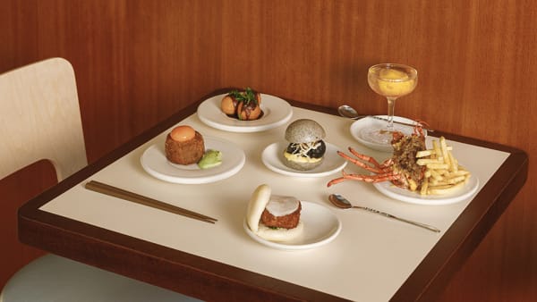 dining table with food