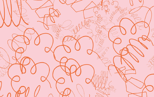 pink background with dark pink springs