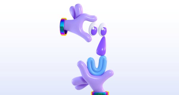 Big Welcome character miming