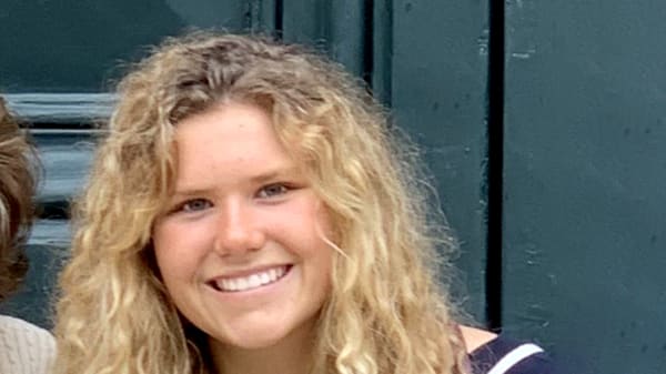 female student smiling