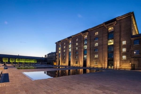 Exterior shot of Central Saint Martins at Granary Square