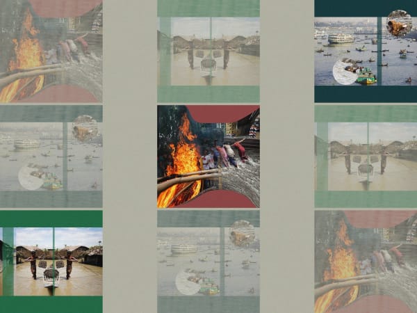 Photographic collage by Mohammed Helal - BA Fine Art: Drawing.