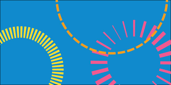 colourful radials 