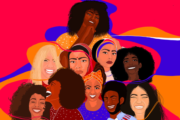 Illustration of a group of people