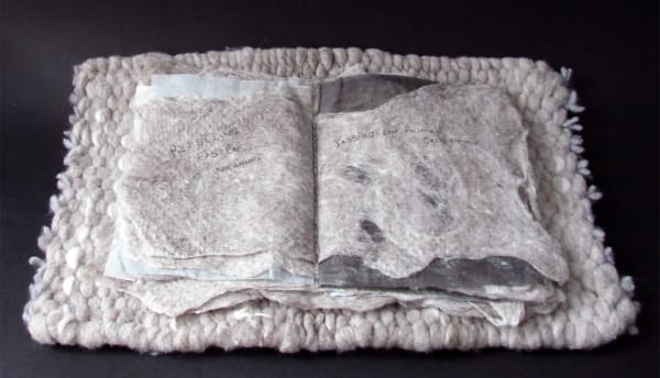 A woven book.