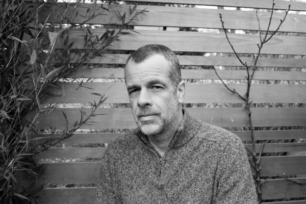 Michael Asbury in his garden