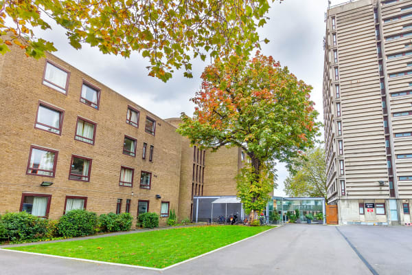Exterior of building at Furzedown Student Village halls of residence