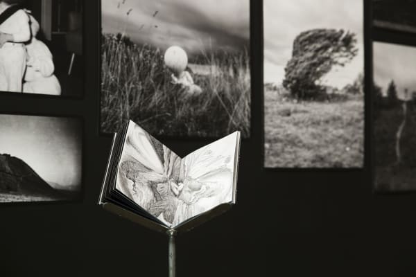 Installation of black and white photography