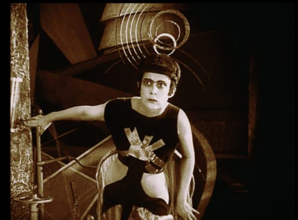 retro futuristic film still