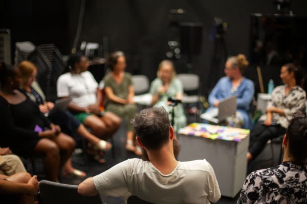 Fellows at an event at CSM