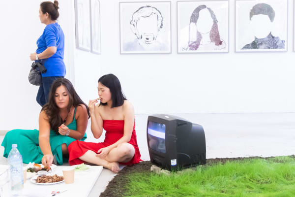 Multimedia Installation by Lyu Wen, Summer Show