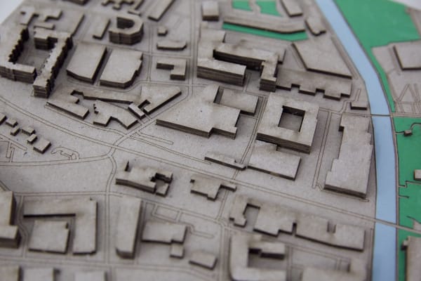 Mini village/buildings made from wood