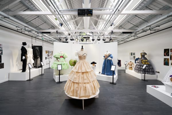 Dresses on display