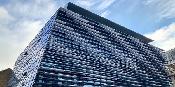 The building for the UAL Peckham Road Campus at Camberwell