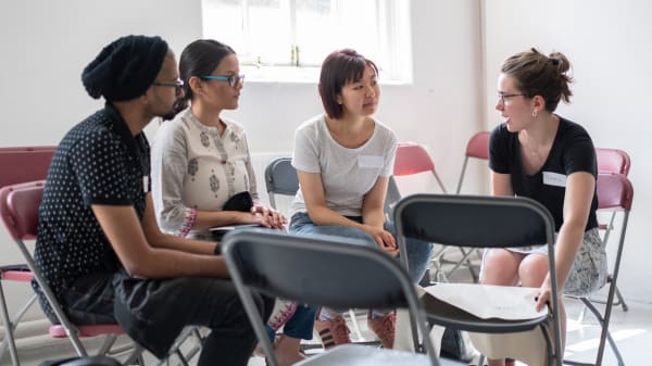 Students in a workshop