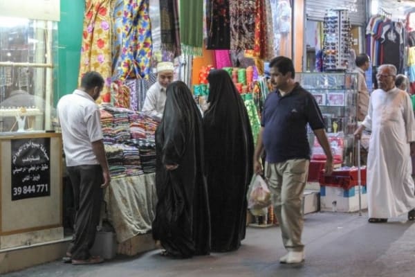 busy market place