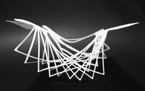 Paper model by Foundation Diploma in Art and Design student.