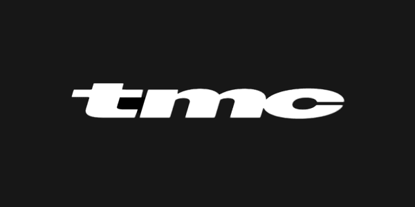 logotype italic lowercase. reads tmc