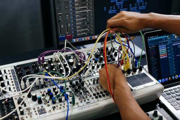 Brandon Mosqueda Caidedo (BA Sound Arts and Design)  at work