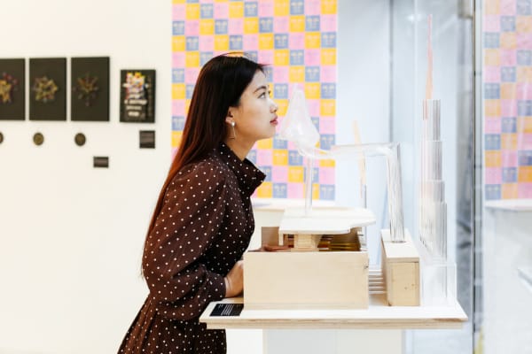 Visitor during the Summer Show
