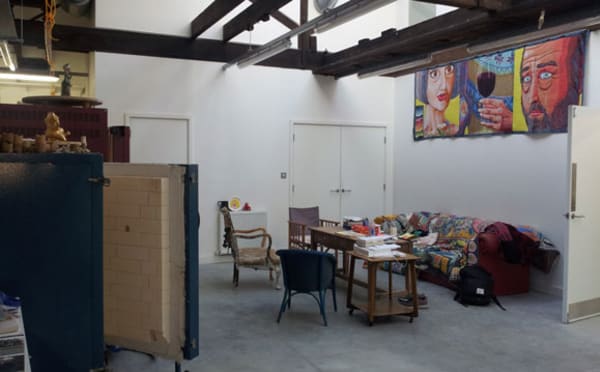 Grayson Perry's studio 