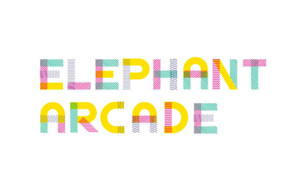 Typographic design for Elephant Arcade