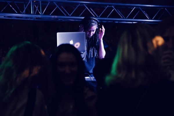 Karina performs a DJ set charting London’s underground dance music history at Fête de la Musique concert at the Palais de la Porte Dorée Paris, curated and produced by Karina H Maynard