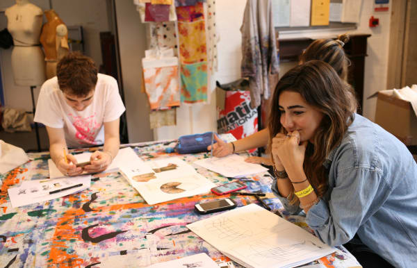 Students from Fashion Design and Making Summer School Short Course