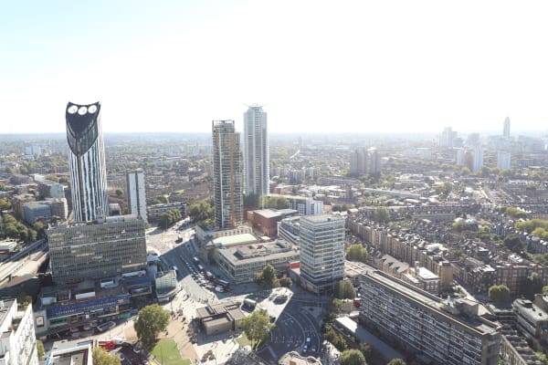 Image of LCC and Elephant and Castle taken from above