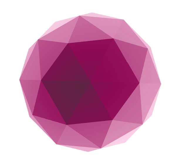 Logo with purple diamond shape.