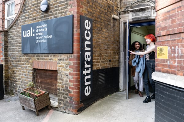 Golden Lane, LCF campus entrance. Photography by Ana Blumenkron.